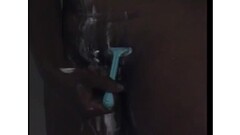 Shaved ebony pussy loves fucking sweet dick Thumb