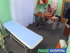 FakeHospital Sexy blonde saleswoman gets fucked on the doctors desk to secure an order Thumb