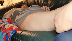 sexy BBW wife  passed out and undressed Thumb