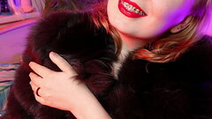 FUR SOUNDS amazing ASMR video free erotic clip (Arya Grander) Thumb